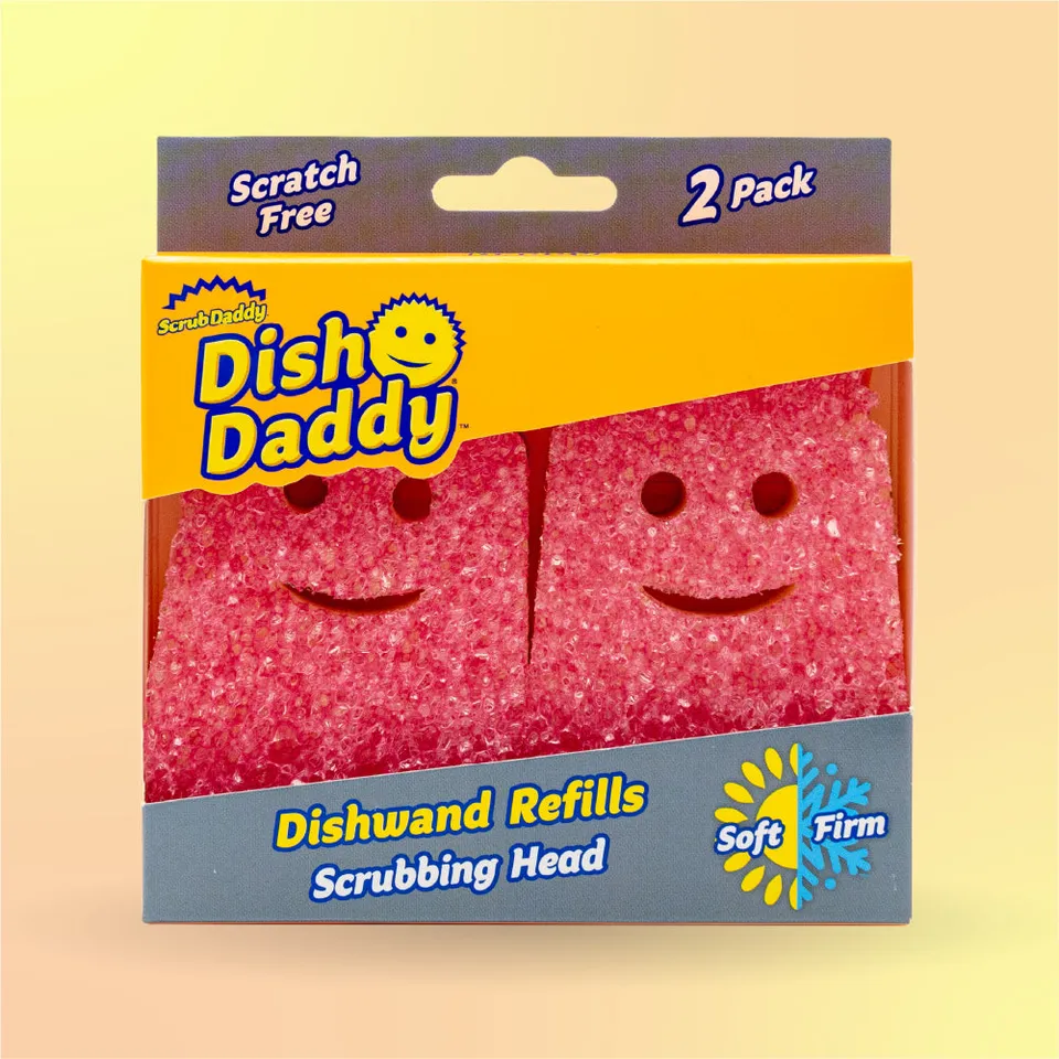 Scrub Mommy Dish Daddy Pink náhradní houbička 2 ks zip