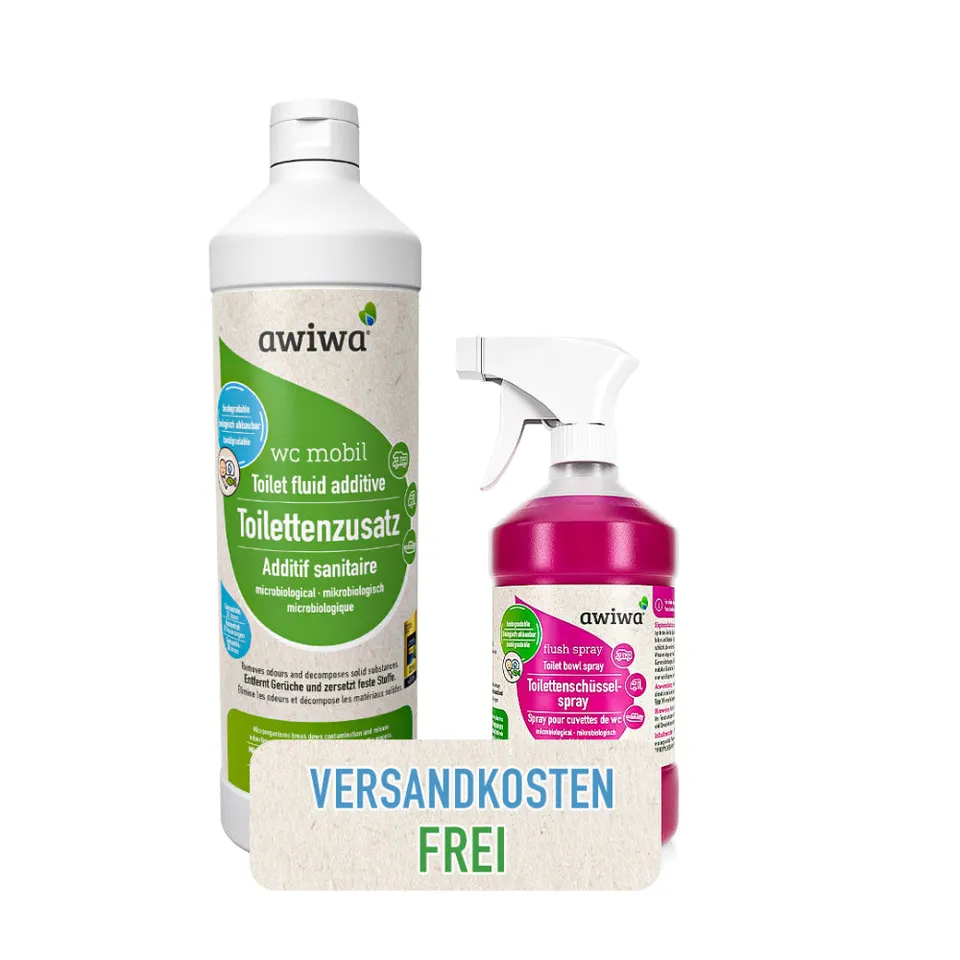 Awiwa Camping sada pro mobilní WC 1 l + 500 ml