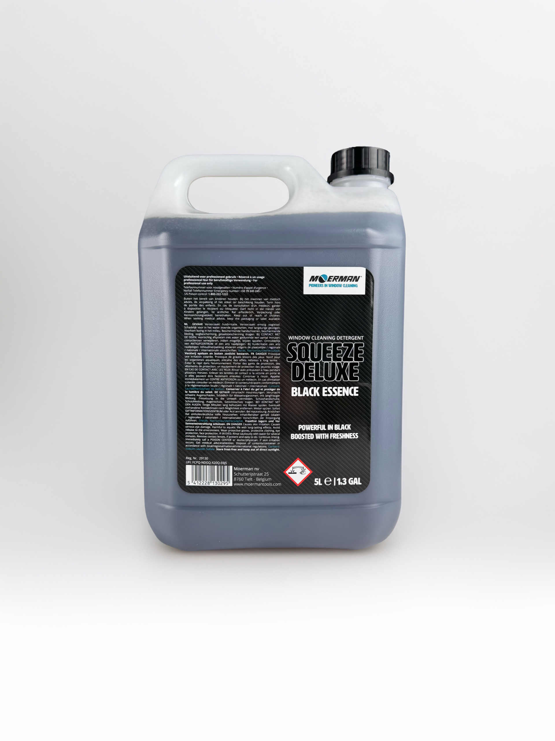 Moerman Squeeze Deluxe Black Essence láhev rozprašovací