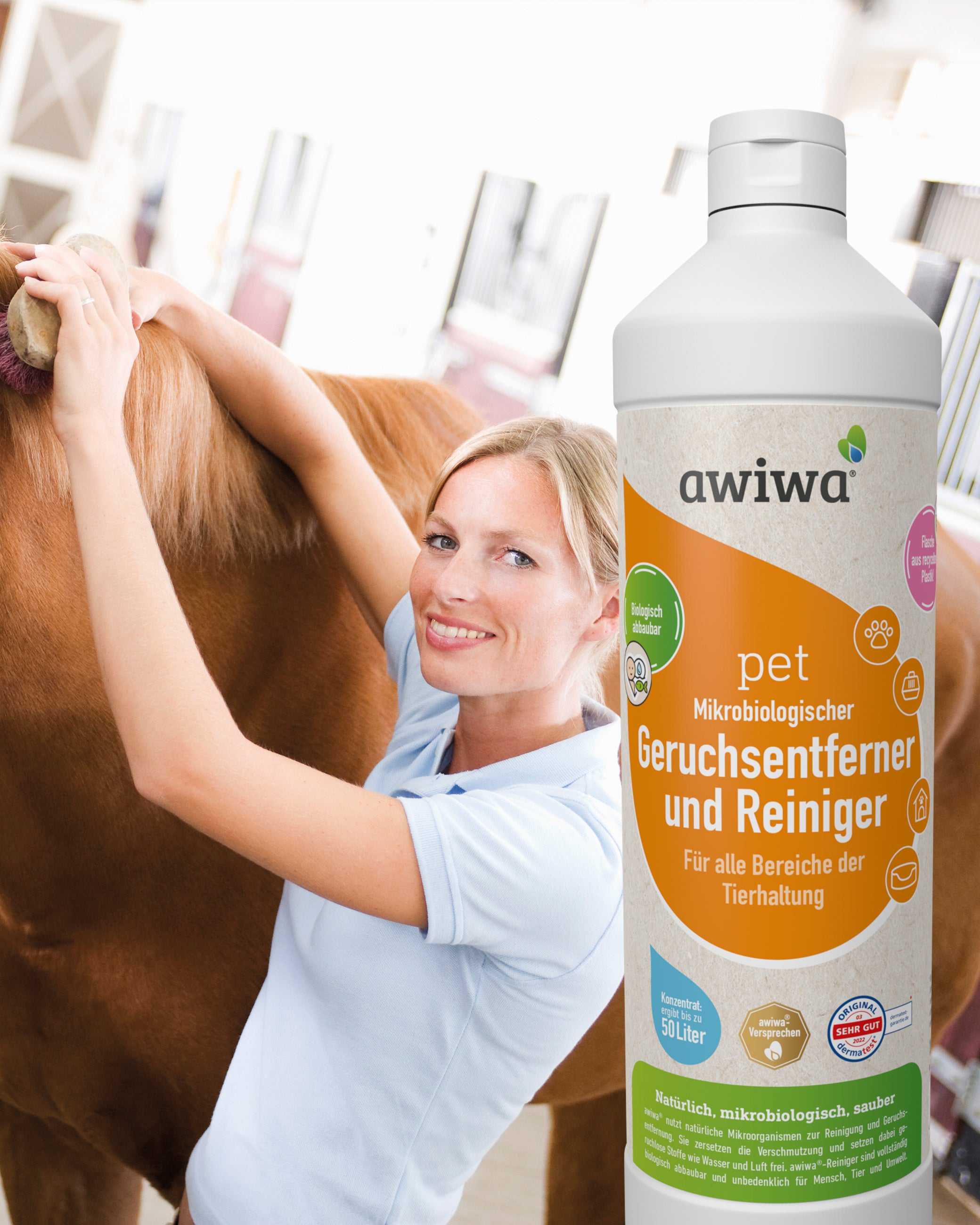 Awiwa pet sada odstraňovač zápachu + šampon 1 l