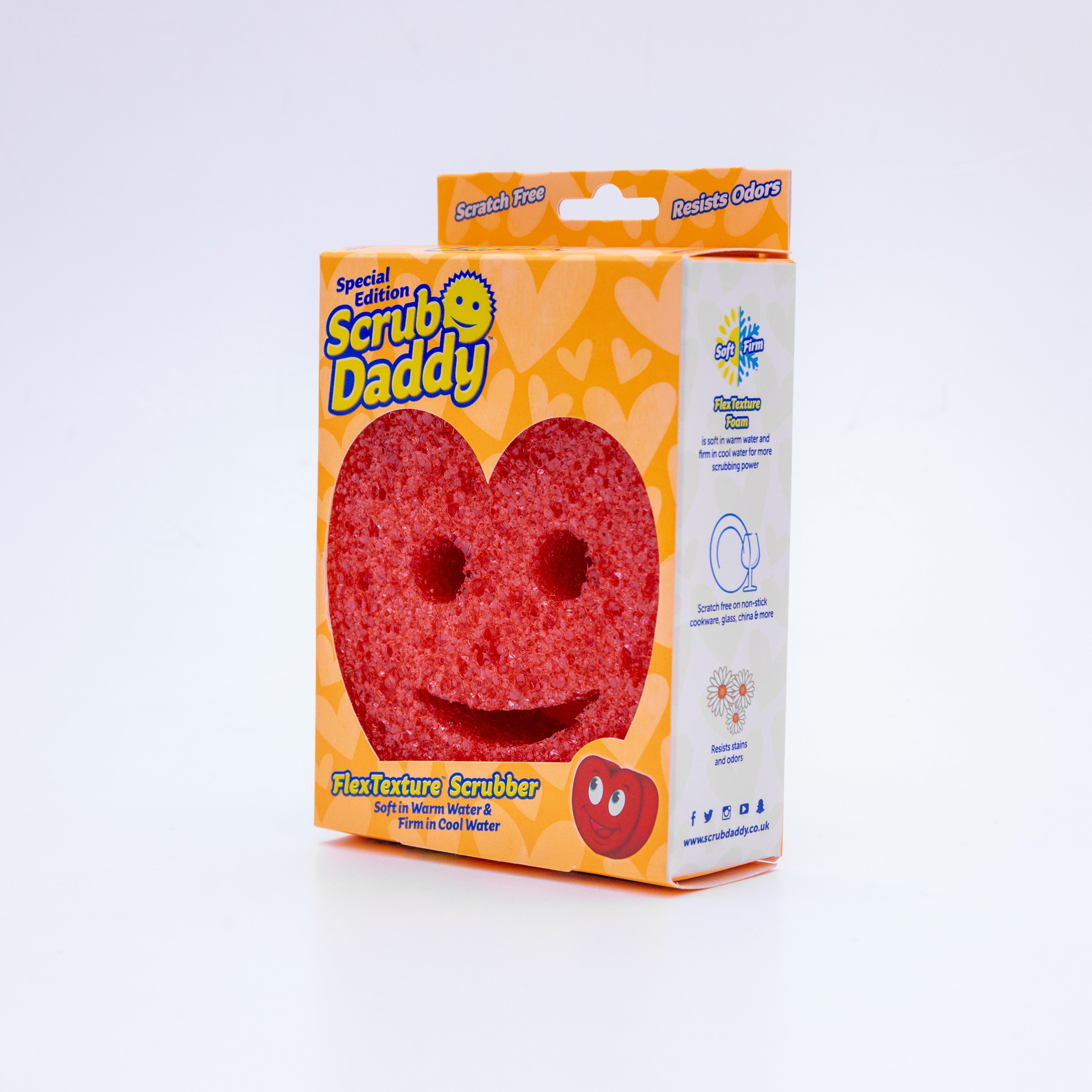 Scrub Daddy Heart houbička srdce 1 ks