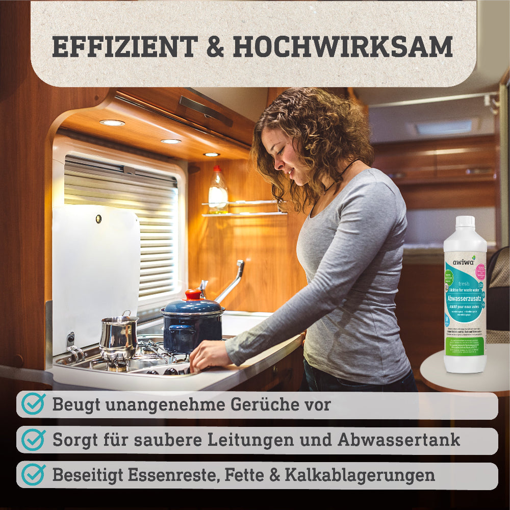 Awiwa Fresh čistič odpadní nádrže 1 l mikrobiologický