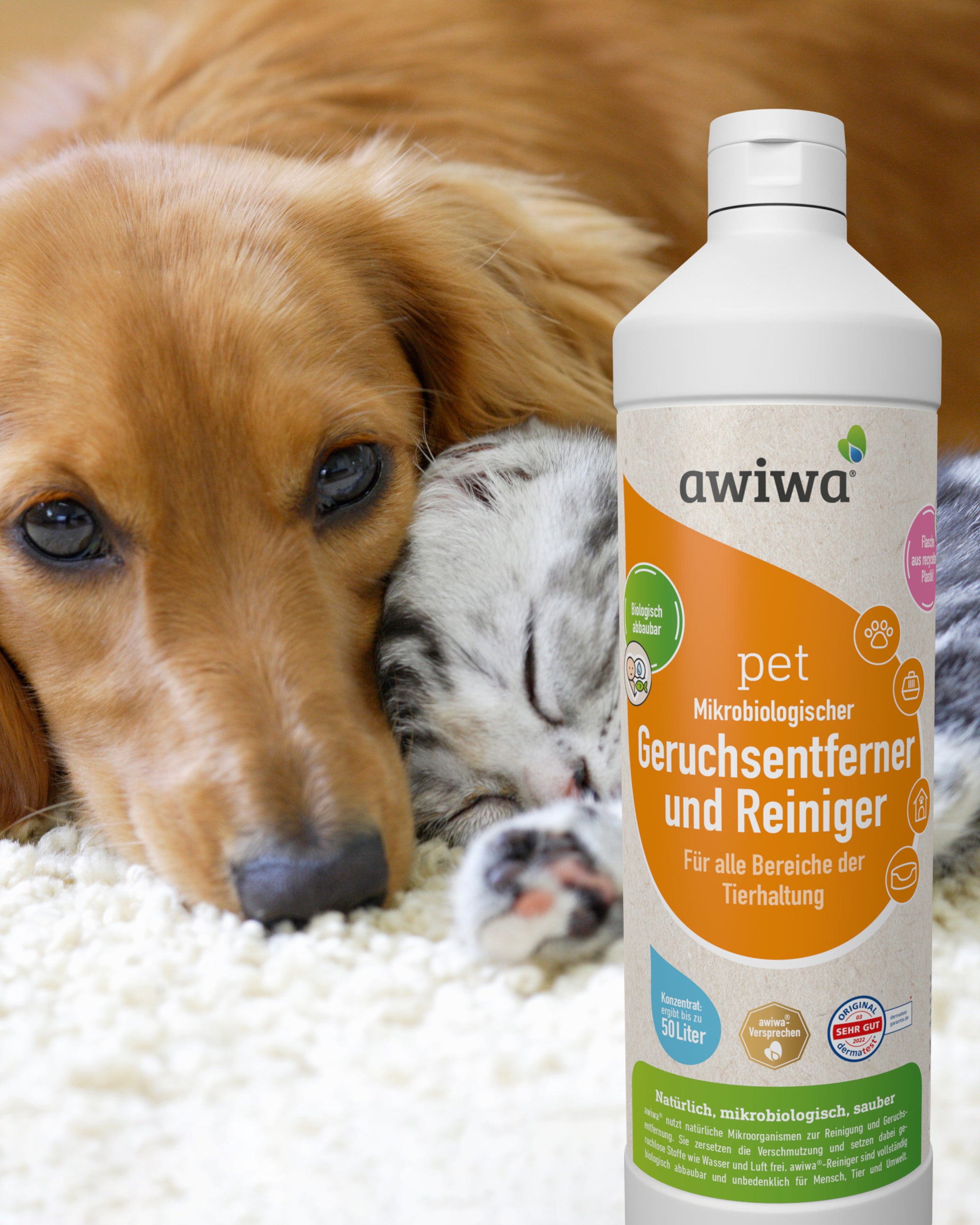 Awiwa pet sada odstraňovač zápachu + šampon 1 l